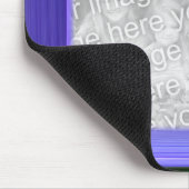 Blaues abstraktes Schablone ~ mousepad (Ecke)