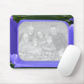 Blaues abstraktes Schablone ~ mousepad (Mit Mouse)
