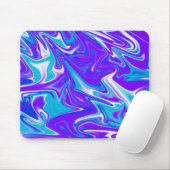 Blaues Abstraktes Silky Sky Muster, Mousepad (Mit Mouse)