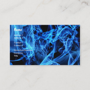 Blaues abstraktes visitenkarte