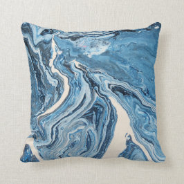 Blaues Achat-Kissen Kissen