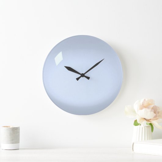 Blaues Acryl Große Wanduhr (Zuhause)