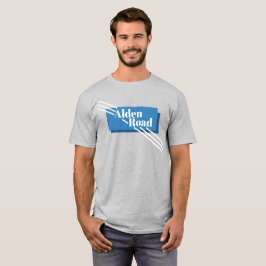 Blaues Alden Road T-Shirt