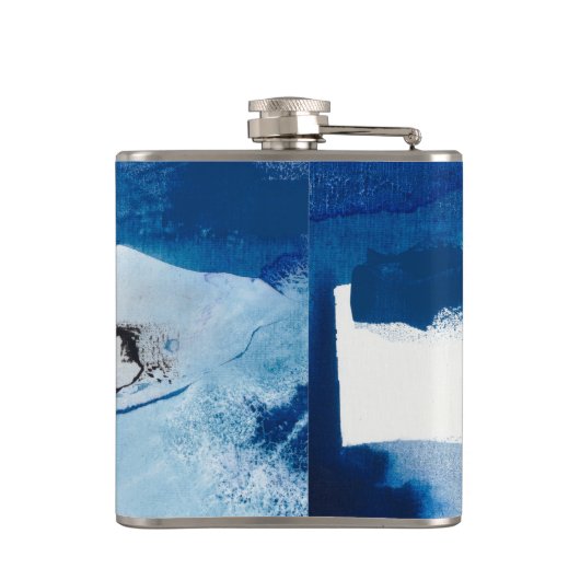 Blaues Amore II Flachmann (Rückseite)