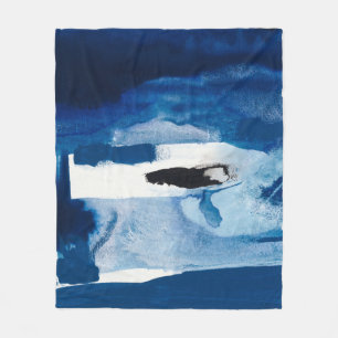 Blaues Amore II Fleecedecke