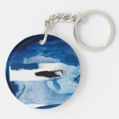 Blaues Amore II Schlüsselanhänger (Rückseite)