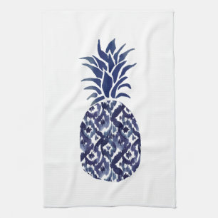 blaues Ananas Küchentuch