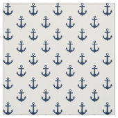 Blaues Ankermuster Stoff (Muster)