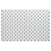 Blaues Ankermuster Stoff (Fat Quarter (45,7 x 55,9 cm))