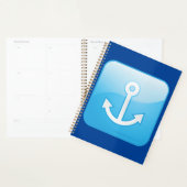 Blaues Ankersymbol - Modern Maritime Planer (Anzeige)