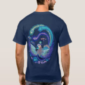 Blaues Anmut-Shirt T-Shirt (Rückseite)
