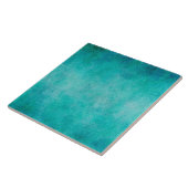 Blaues Aquaaquamarines Watercolor-Papier-bunte Fliese (Seite)