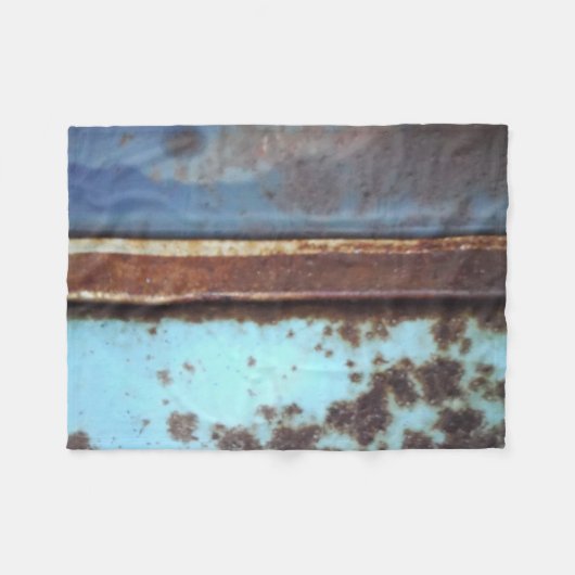 Blaues aquamarin-braunes Sonderfahrzeug, antikes R Fleecedecke (Vorderseite (Horizontal))