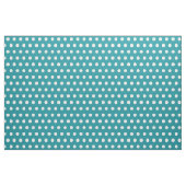 Blaues/aquamarines u. weißes Polkapunktgewebe des Stoff (Fat Quarter (45,7 x 55,9 cm))