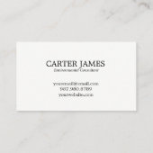 Blaues Aquarell bewegt Visitenkarte wellenartig (Rückseite)