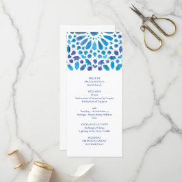 Blaues Aquarellmuster Programm