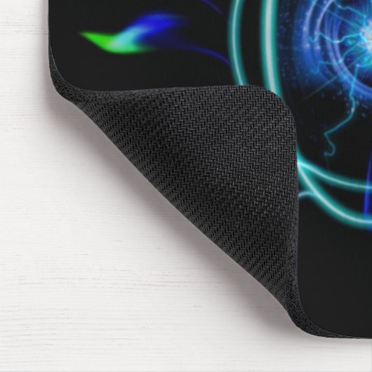 Blaues Atom Mousepad (Ecke)