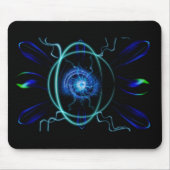 Blaues Atom Mousepad (Vorne)