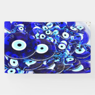 Blaues Augapfel Banner