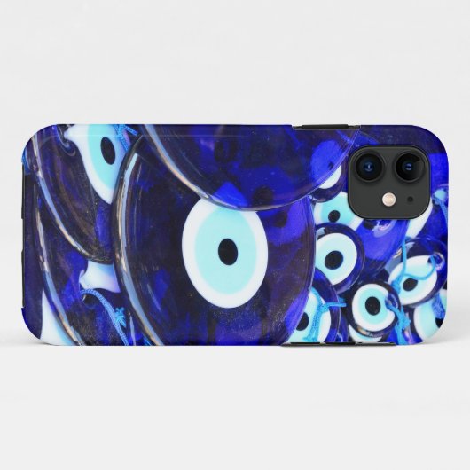 Blaues Augapfel Case-Mate iPhone Hülle (Rückseite (Horizontal))