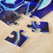 Blaues Augapfel Puzzle (Seite)