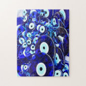 Blaues Augapfel Puzzle (Vertikal)