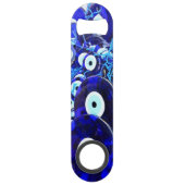 Blaues Augapfel Speed Flaschenöffner (Rückseite)