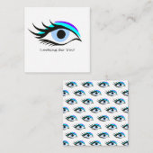 Blaues Auge Begleitkarte (Vorne/Hinten)