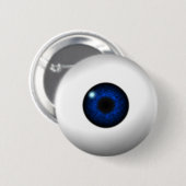 blaues Auge Button (Vorne & Hinten)