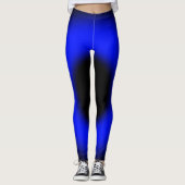 Blaues Auge Eclipse Leggings (Vorderseite)