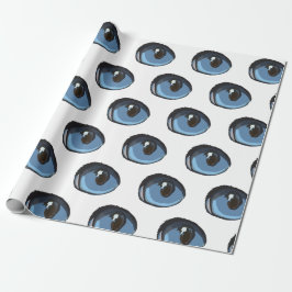 Blaues Auge Geschenkpapier