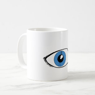 Blaues Auge Kaffeetasse