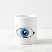 Blaues Auge Kaffeetasse (Mittel)
