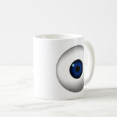 blaues Auge Kaffeetasse (VorderseiteRechts)