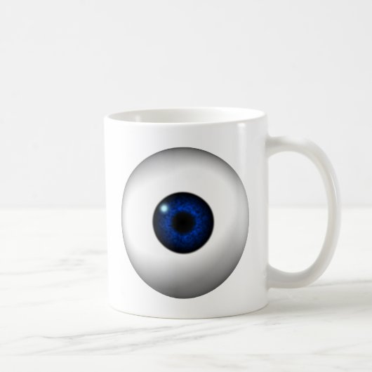 blaues Auge Kaffeetasse (Rechts)