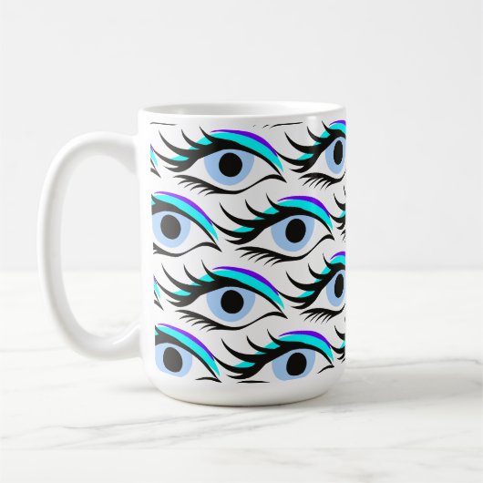 Blaues Auge Kaffeetasse (Links)