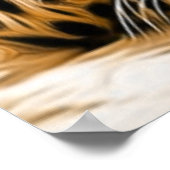 Blaues Auge Leopard Poster (Ecke)