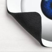blaues Auge Mousepad (Ecke)
