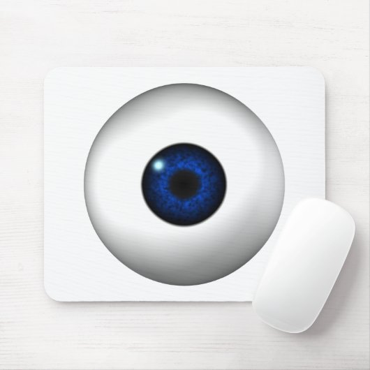 blaues Auge Mousepad (Mit Mouse)