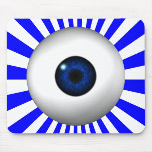 blaues Auge Mousepad