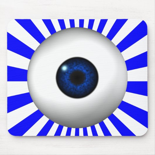 blaues Auge Mousepad (Vorne)
