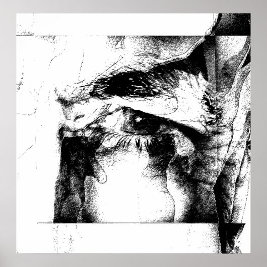 blaues Auge Poster (Vorne)