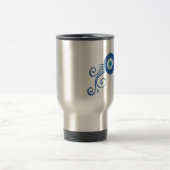 Blaues Auge Reisebecher (Mittel)