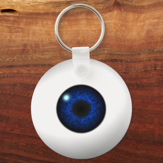 blaues Auge Schlüsselanhänger (Vorderseite)