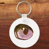 Blaues Auge Schlüsselanhänger (Vorderseite)