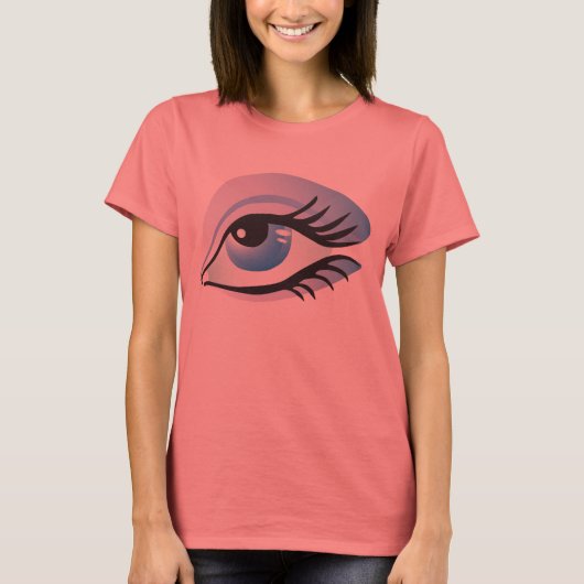 blaues Auge T-Shirt (Vorderseite)