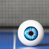 blaues Auge Tischtennisball (Netto)