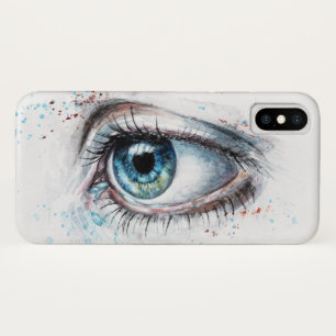 Blaues Auge (Traurigkeit, Beileid und Depression) Case-Mate iPhone Hülle