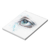 Blaues Auge (Traurigkeit, Beileid und Depression) Notizblock (Rotiert)