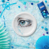 Blaues Auge (Traurigkeit, Beileid und Depression) Pappteller (Party)